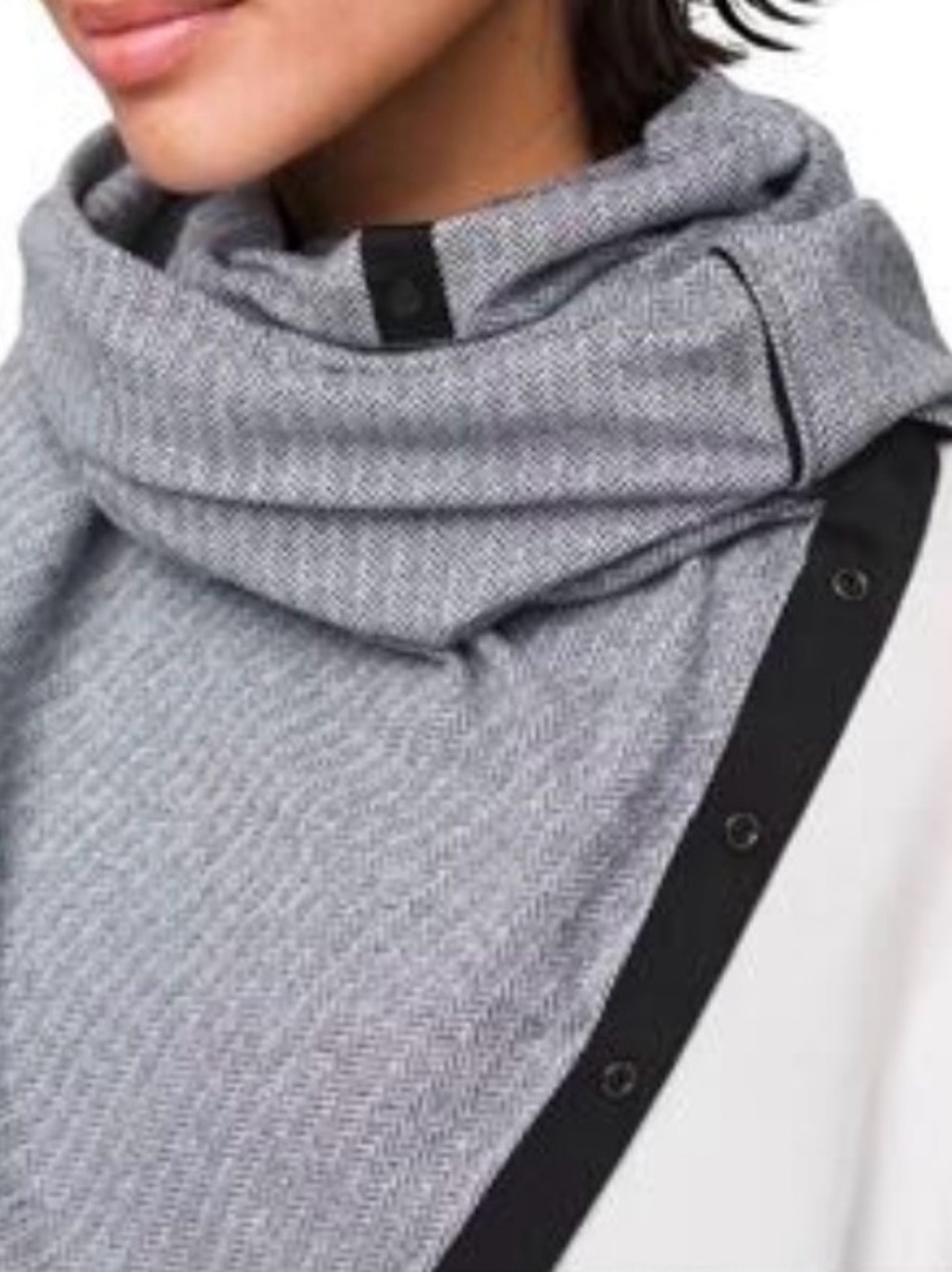 Lululemon Vinyasa Light Gray Herringbone NWOT